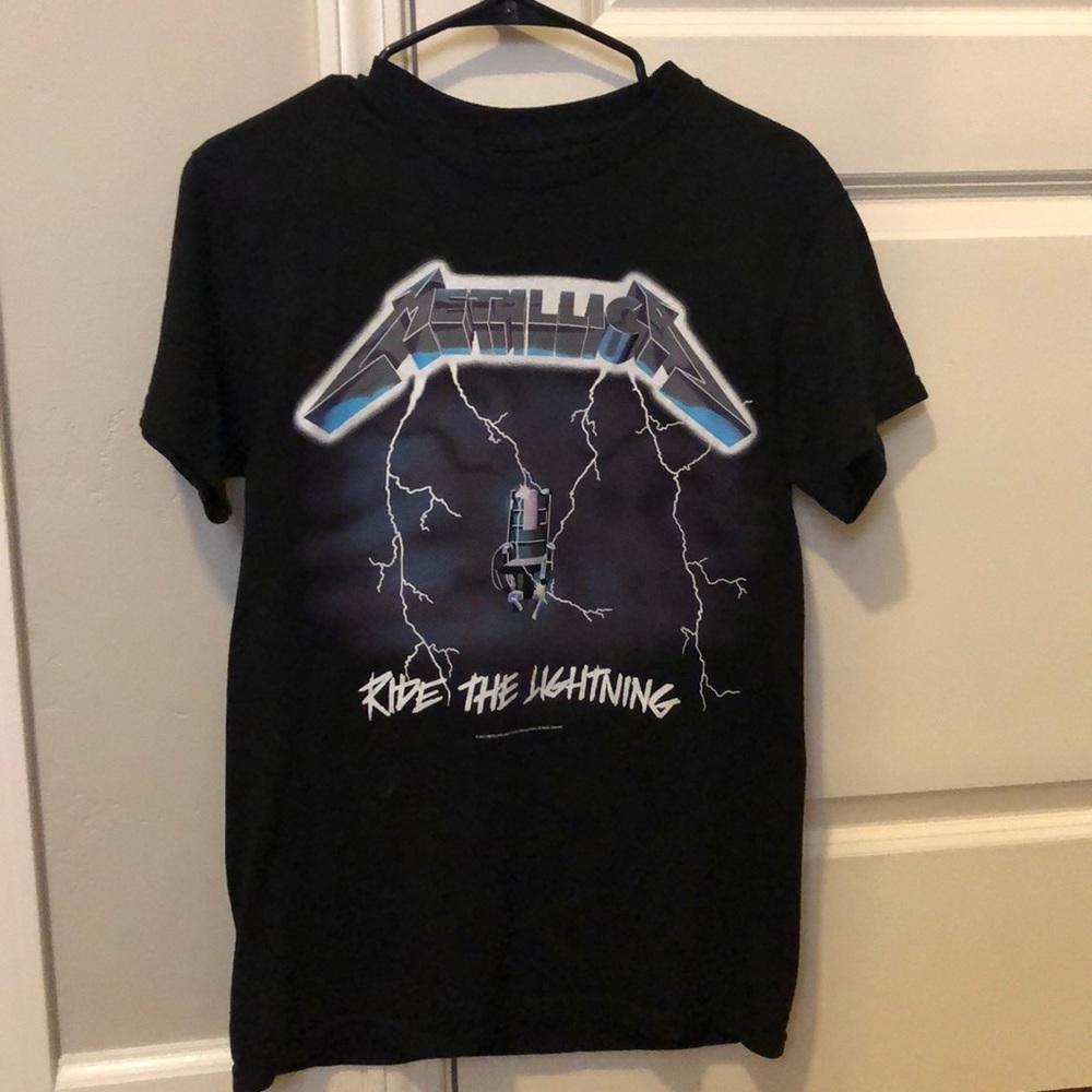 Metallica Ride The Lightning Band shirt